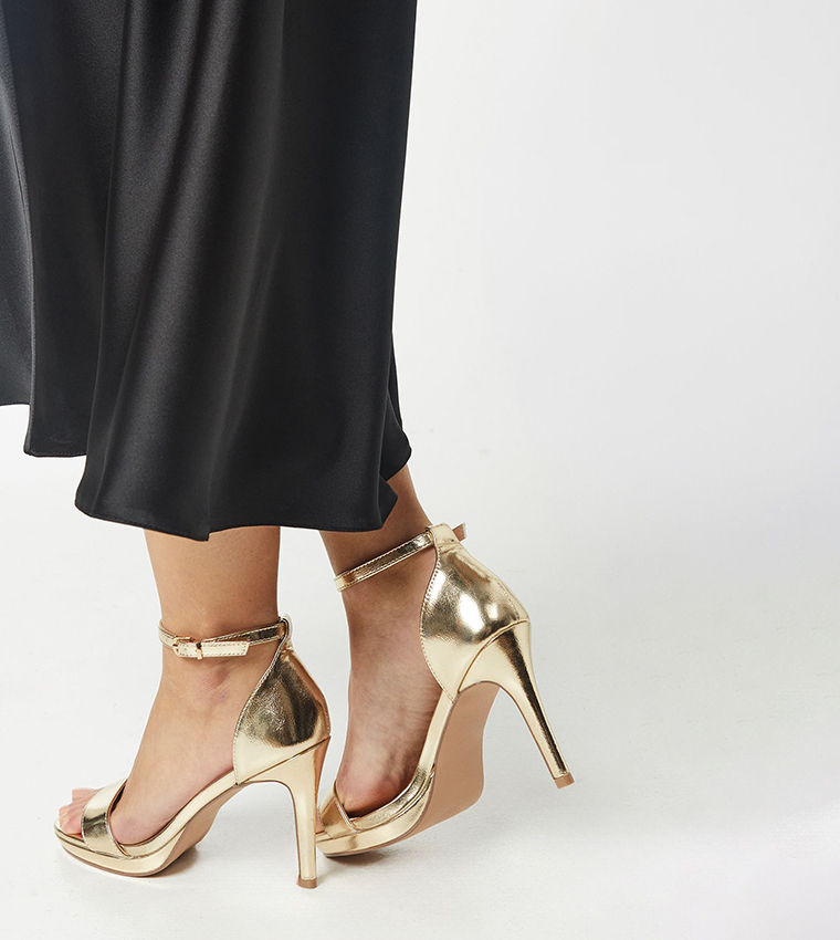 Wide Fit Talia Platform Heeled Sandals