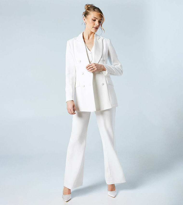 Hourglass Silhouette Double Breasted Blazer