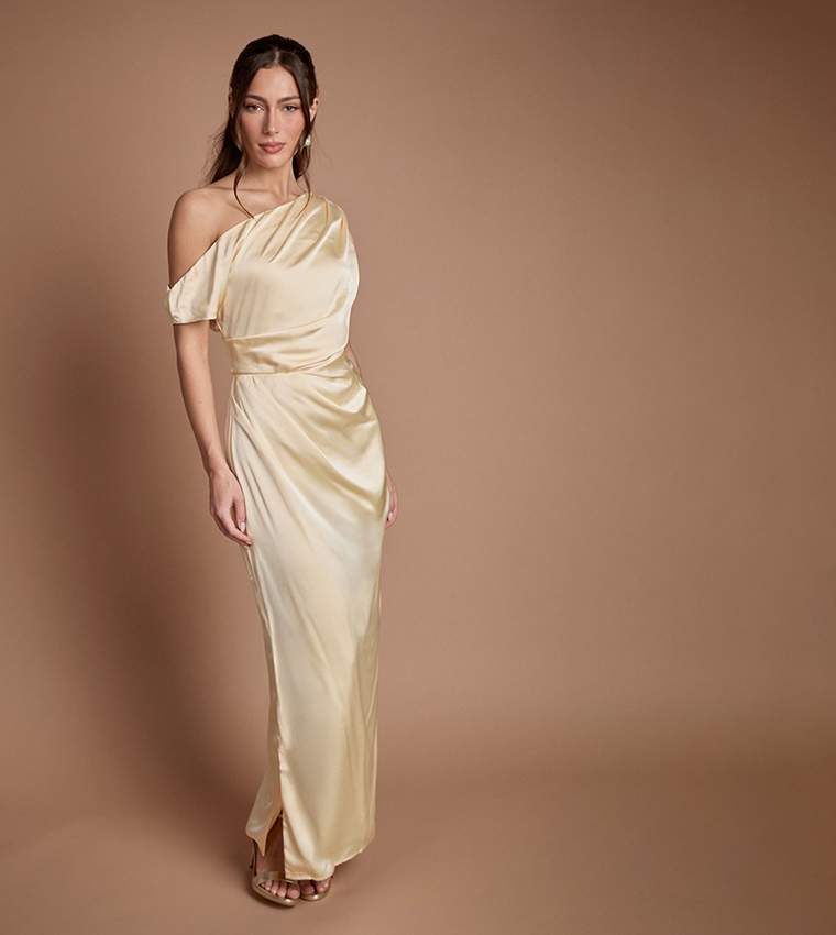 bridesmaid dresses gold coast ALJA Boned Applique Satin Mermaid Prom & Formal Dress main image 0