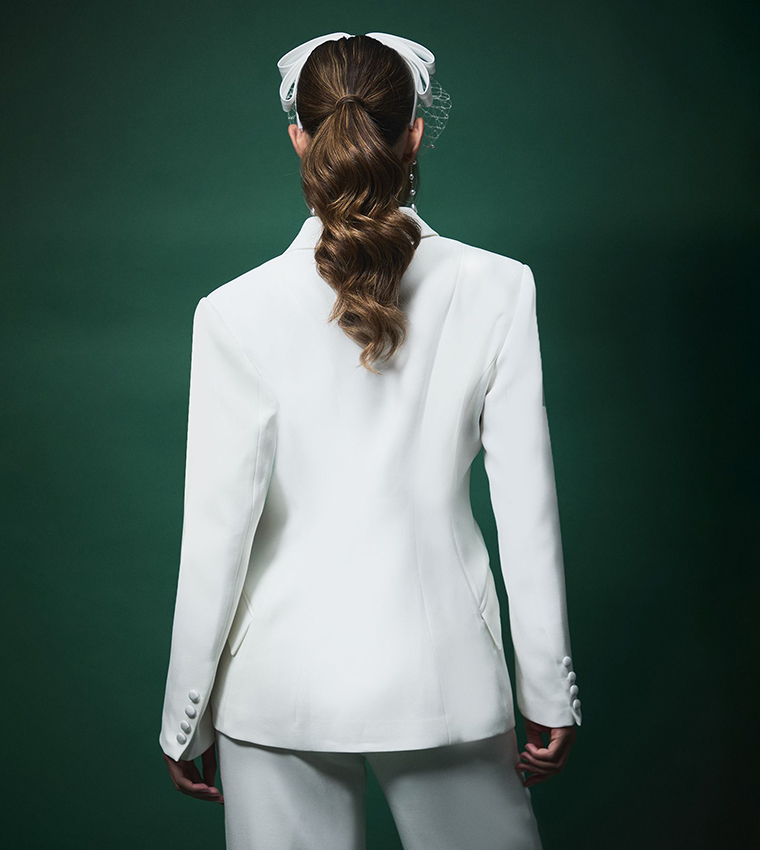Lisa Tan Bridal Double Breasted Blazer