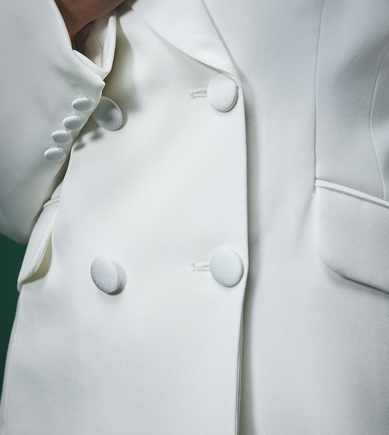 Lisa Tan Bridal Double Breasted Blazer