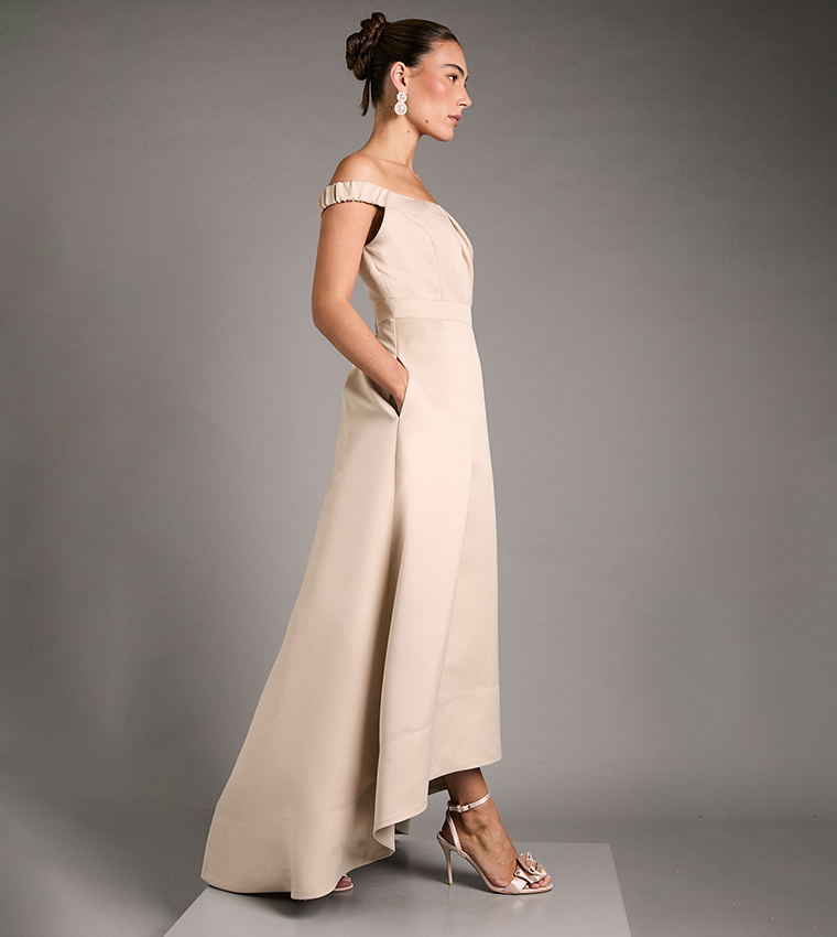 Bardot Hi Low Hem Maxi Dress