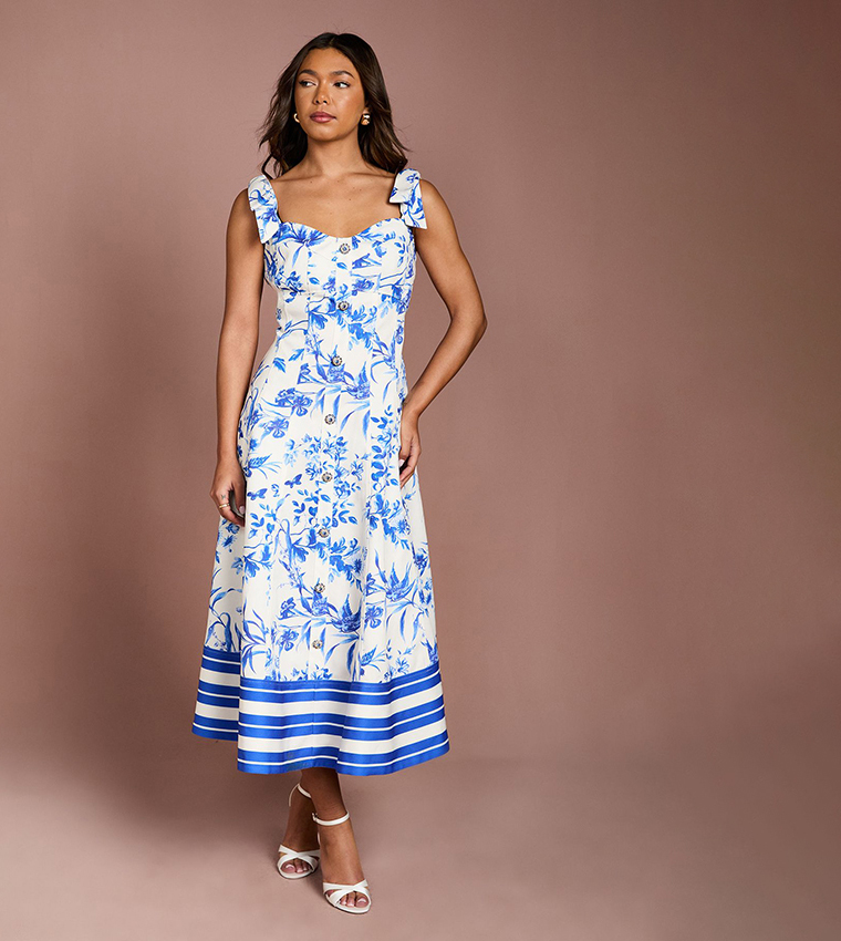 coast fit and flare dresses White Estella Mini Dress – THE DRESSING ROOM main image 1