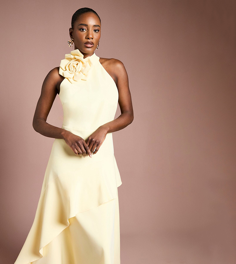 Coast  Midi Dresses - Yellow Midi Dresses