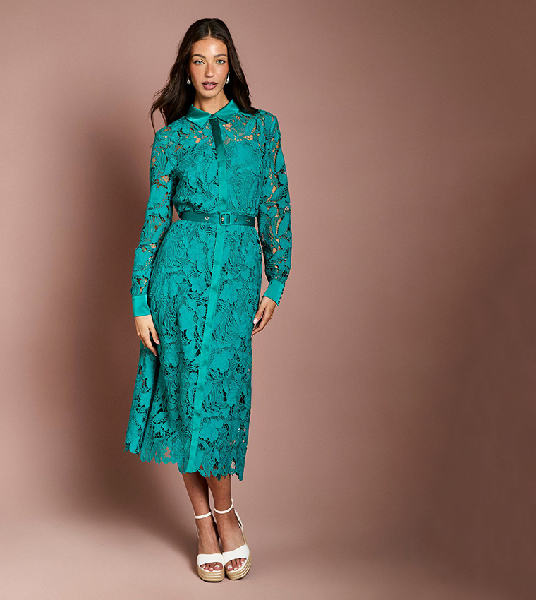 mini sage green dress Adai Mini Dress Sage main image 1