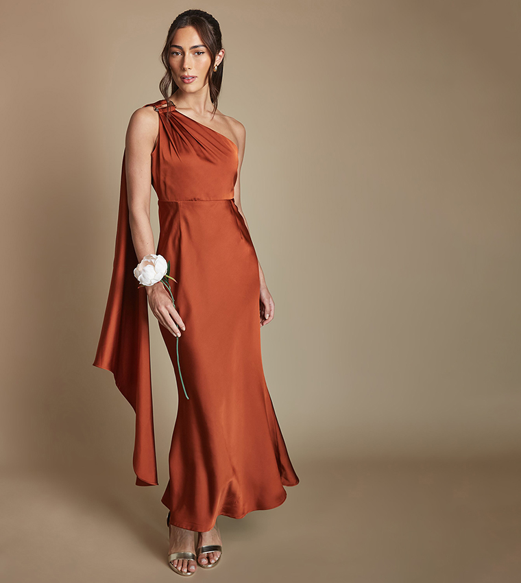 grey modest bridesmaid dresses June Slate Lace Bridesmaids Dress Color:Eggplant* fully covered back Islamic Abaya Ashley Lauren 4865 Short