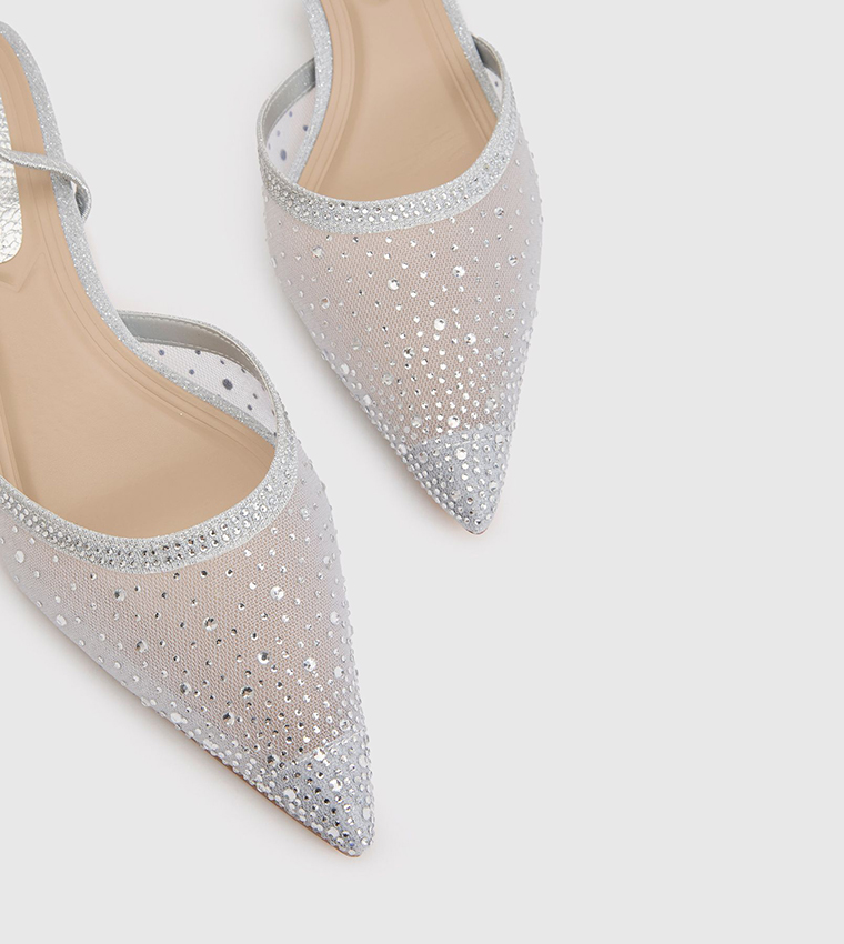 Coast  Pumps - Silver Pumps