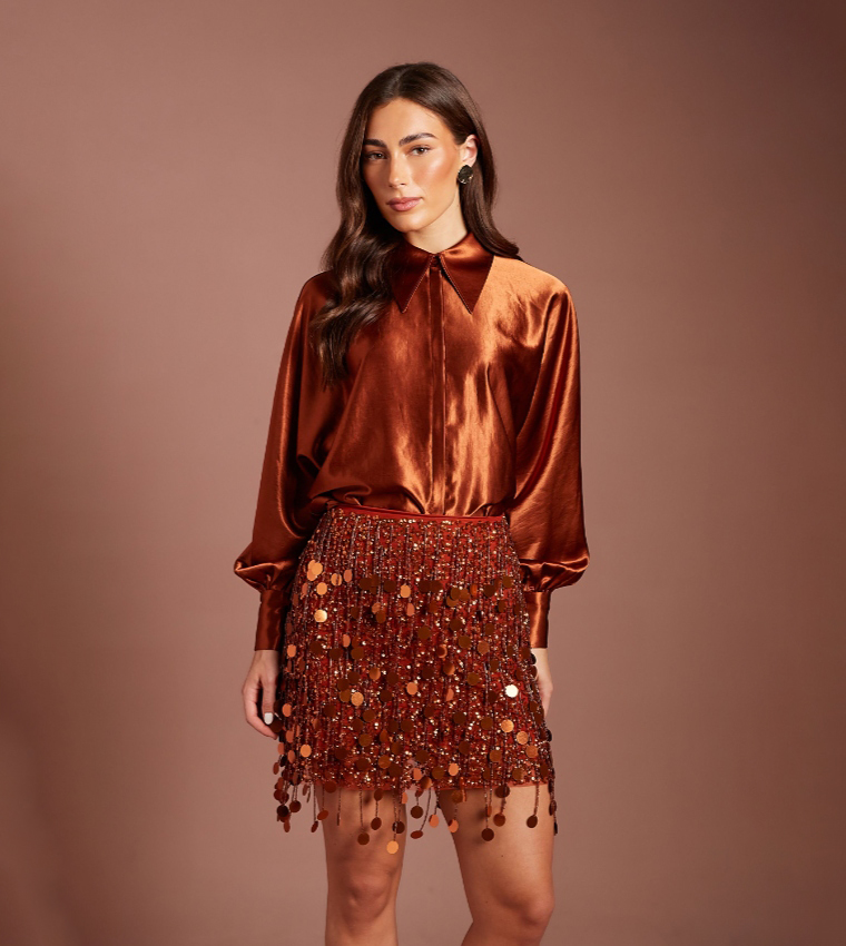 Long Sleeves Oversized Shirt