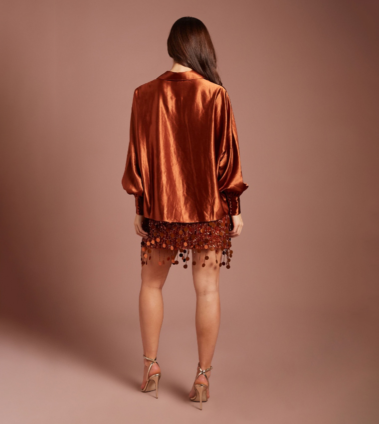 Long Sleeves Oversized Shirt