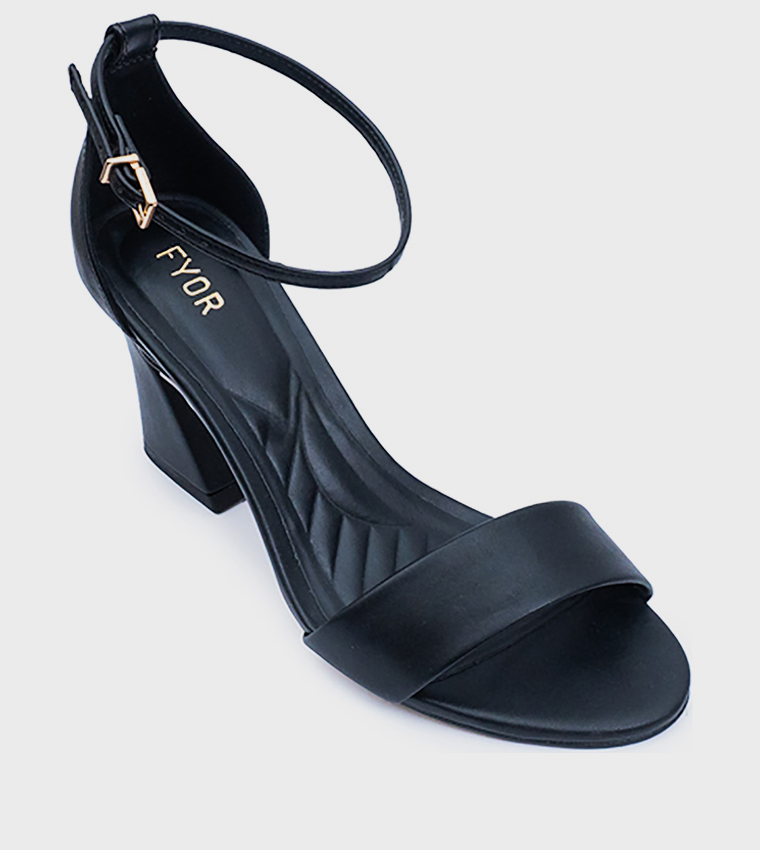 Solid Ankle Strap D'Orsay Sandals