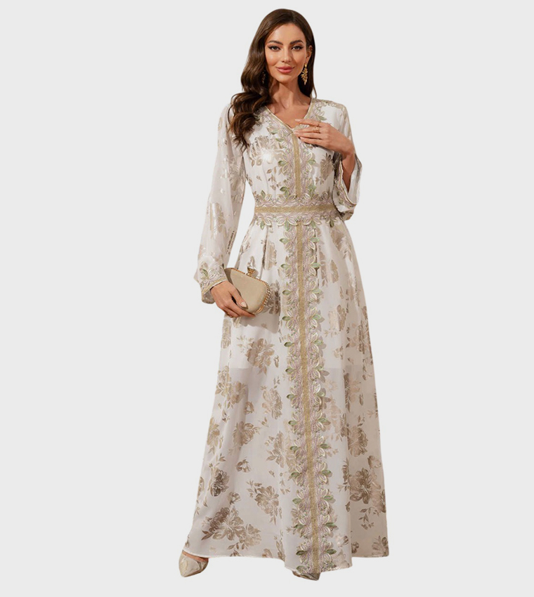 NOOR Gold-Filigree Heritage Jalabiya