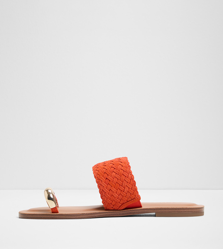 ألدو  الصنادل المسطحة - برتقالي  Flat Sandals
