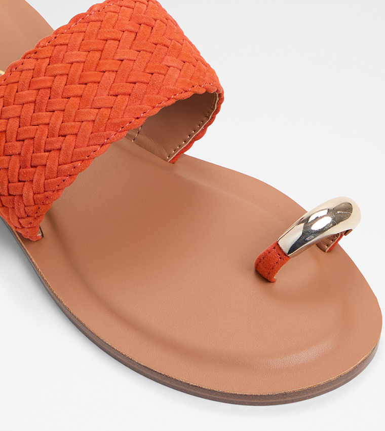 ألدو  الصنادل المسطحة - برتقالي  Flat Sandals