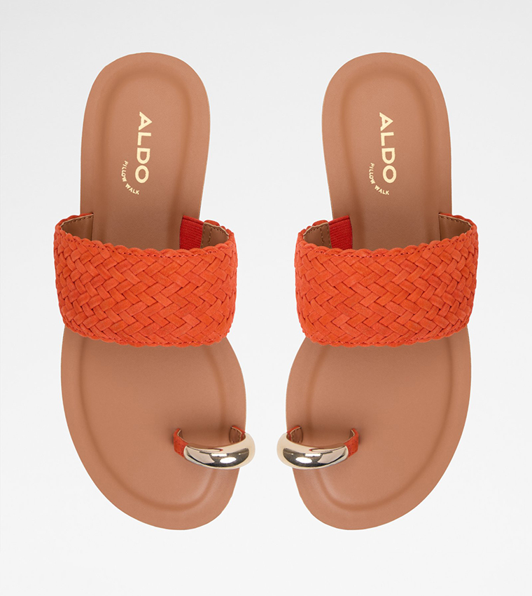 ألدو  الصنادل المسطحة - برتقالي  Flat Sandals