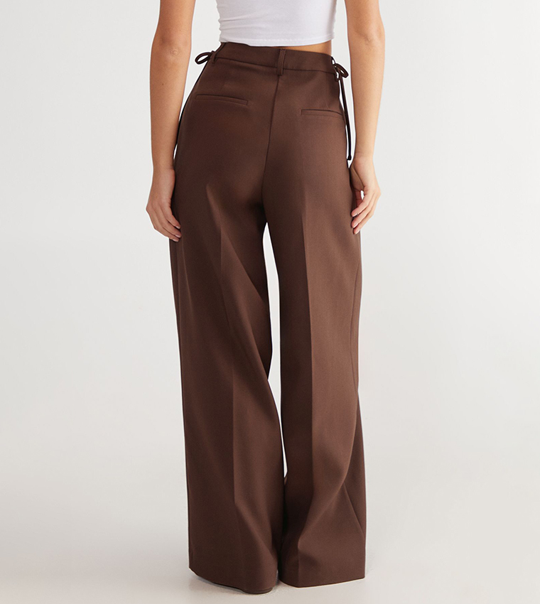 Premium High Waist Wide Leg Trousers