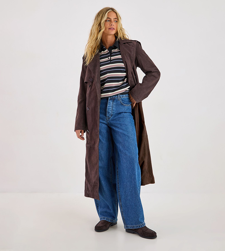 تيشيرت بولو مخطط كم طويل