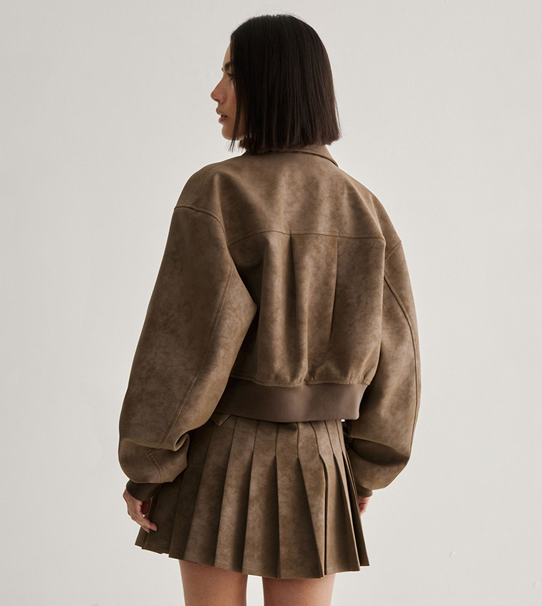 Nasty Gal  Casual Jackets - Brown Casual Jackets