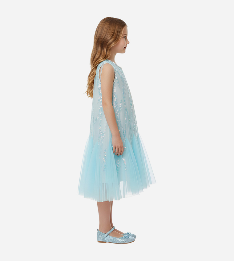 فستان ميدي بلا كم 