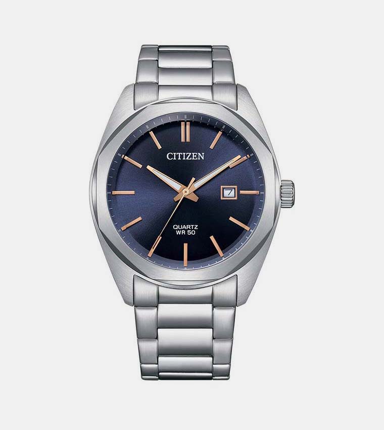 QUARTZ Round Dial Analog Watch