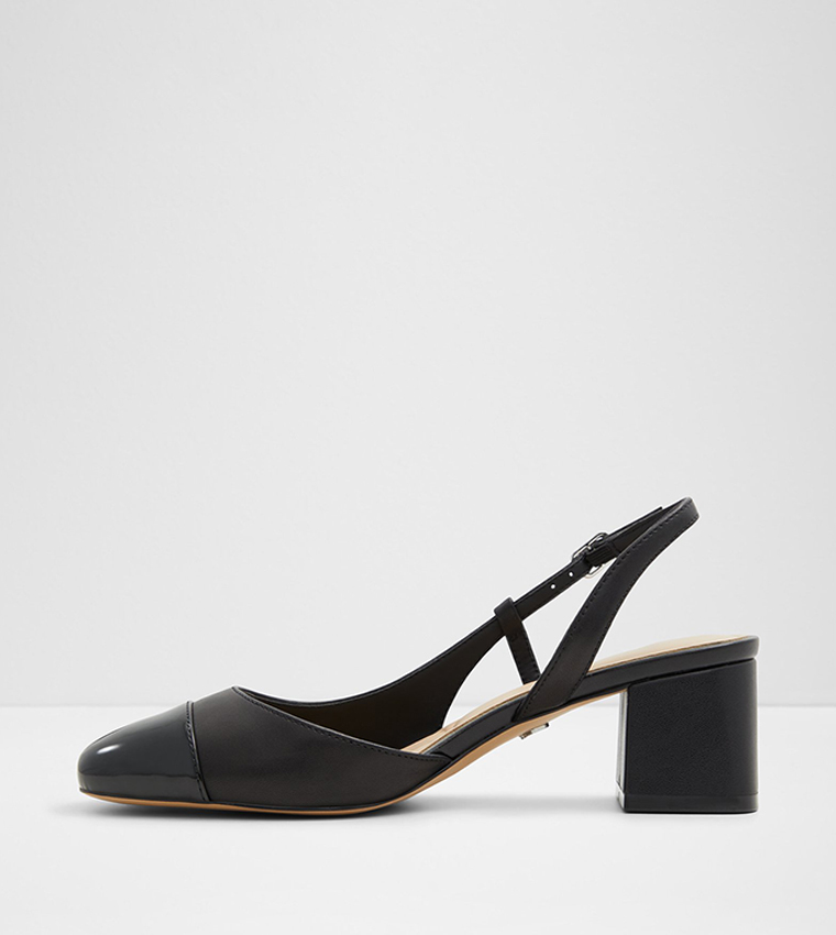 BIALLE Cap Toe Slingback Pumps