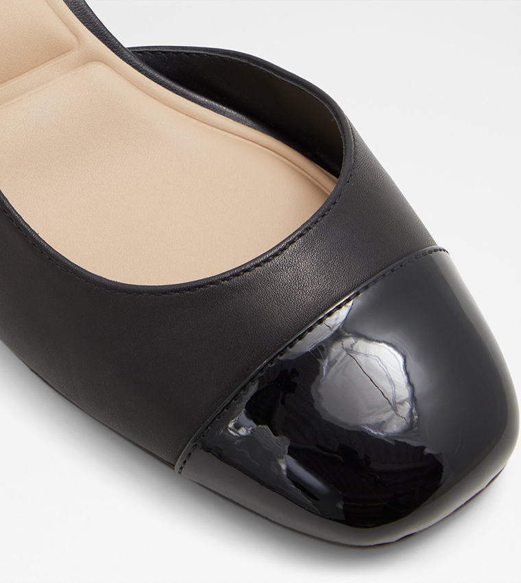 BIALLE Cap Toe Slingback Pumps