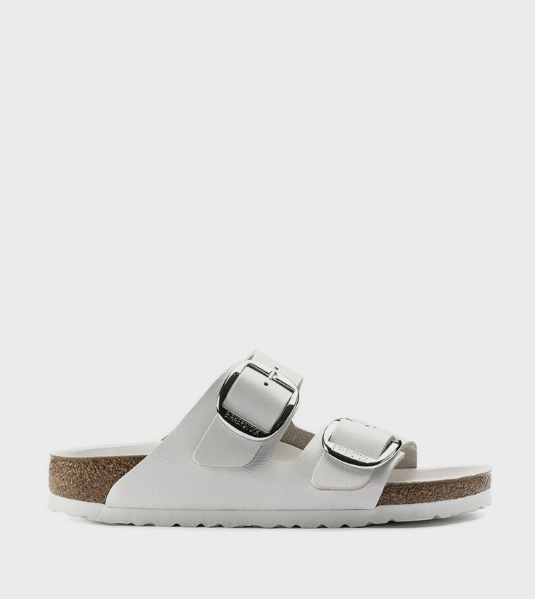Arizona Birko-Flor Sandals - White
