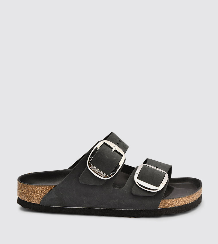 Arizona Big Buckle Oiled Leather Sandals