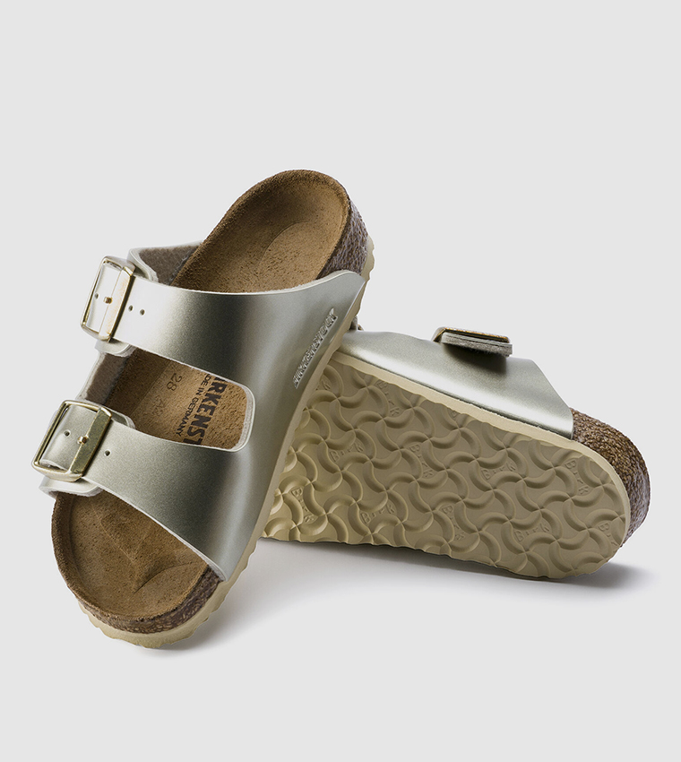 Arizona Kids Birko-Flor Electric Metallic Gold