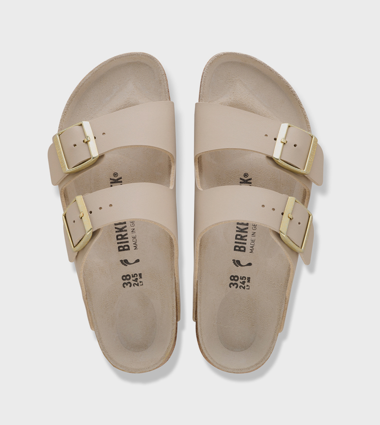 بيركنستوك  الصنادل المسطحة - بيج Flat Sandals