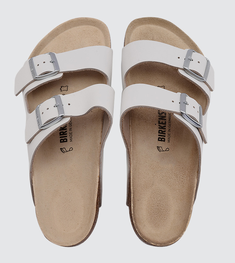 Buckle Detailed Dual Strap Sandals