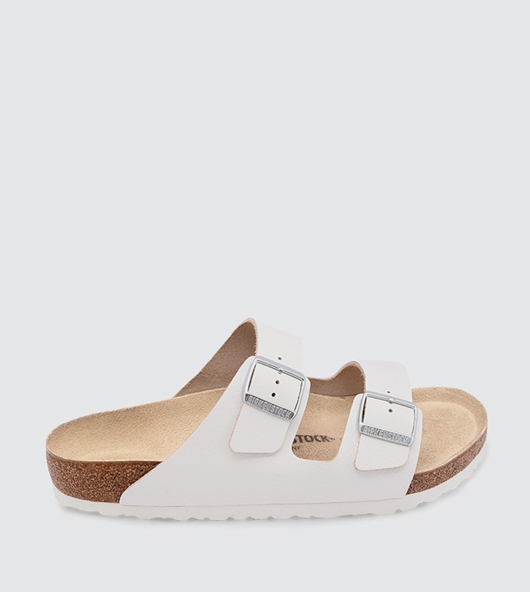 Buckle Detailed Dual Strap Sandals