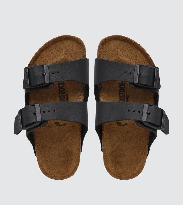 Arizona Two Strap Sandals - Black BKARIZONA-555123K