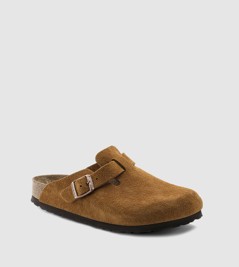 Boston SFB Suede Leather Mules
