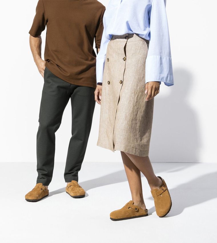 Boston SFB Suede Leather Mules