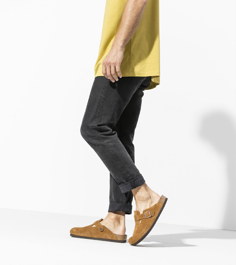 Boston SFB Suede Leather Mules