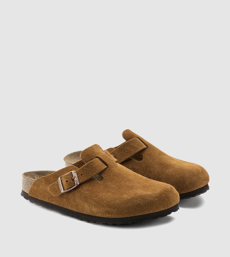 Boston SFB Suede Leather Mules