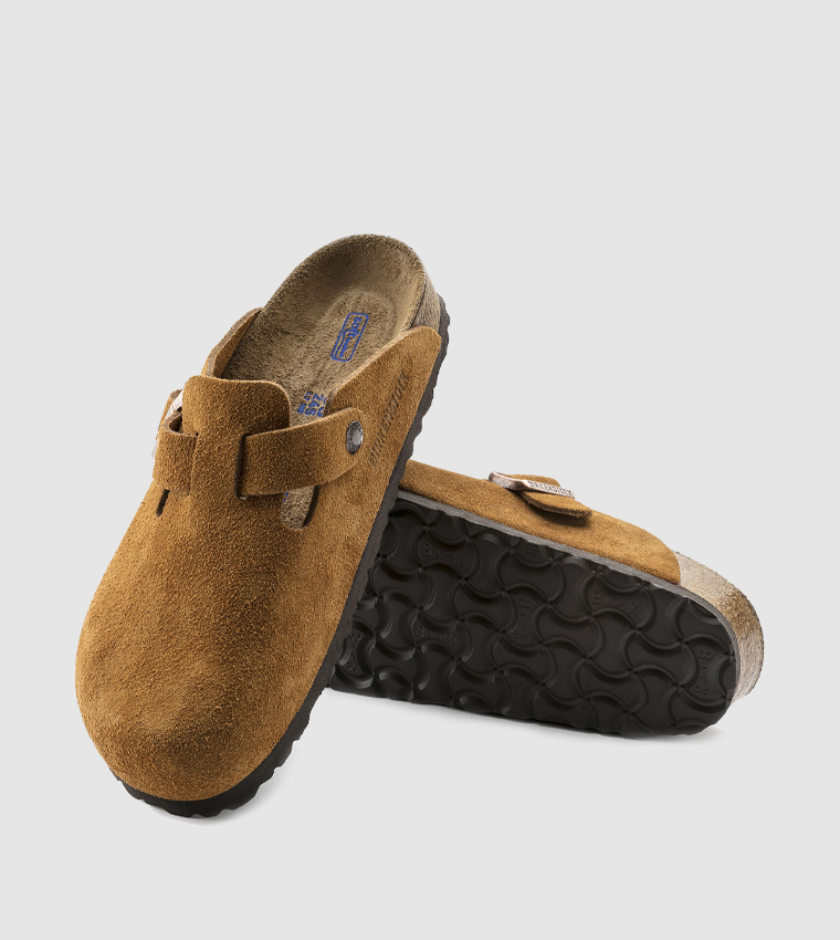 Boston SFB Suede Leather Mules