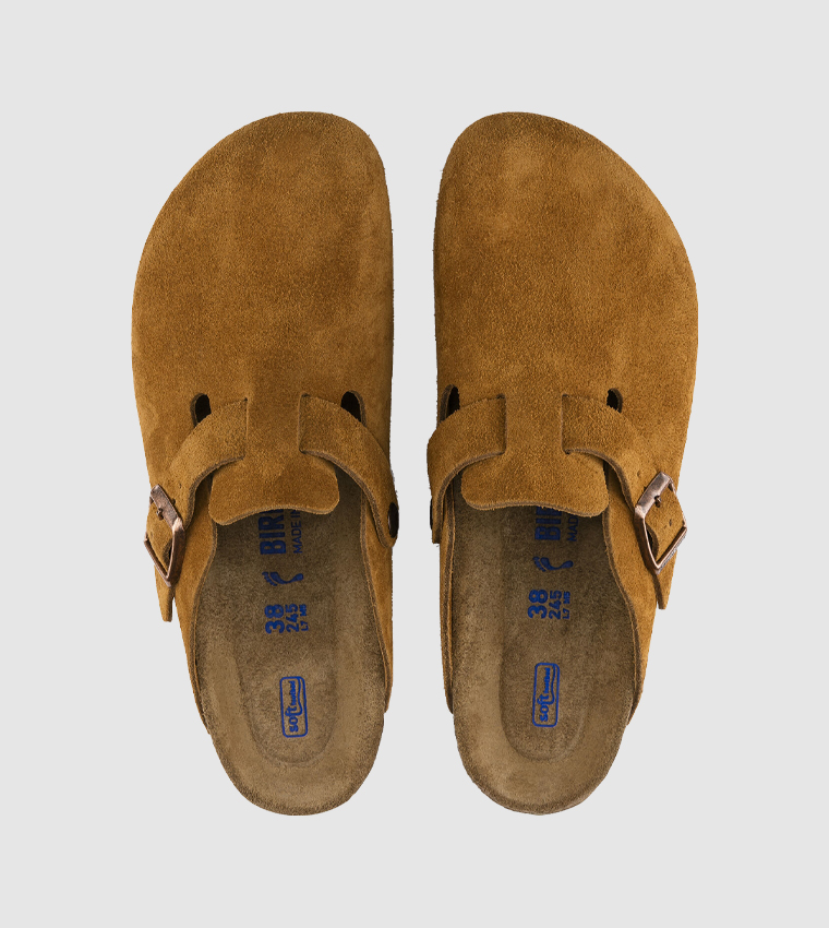 Boston SFB Suede Leather Mules