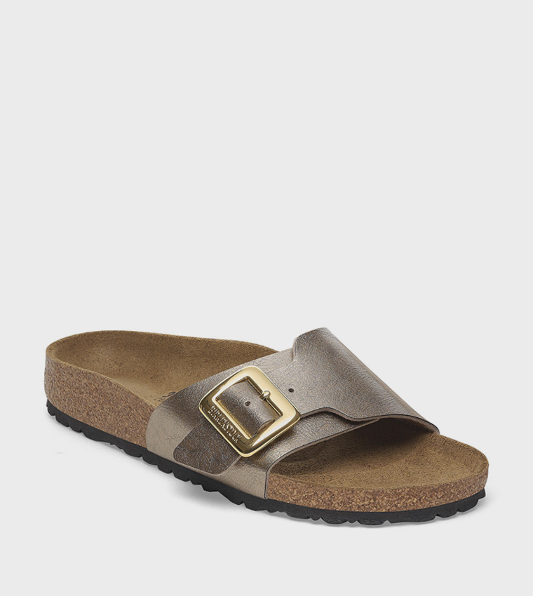 بيركنستوك  الصنادل المسطحة - بيج Flat Sandals