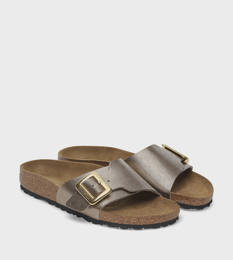 بيركنستوك  الصنادل المسطحة - بيج Flat Sandals