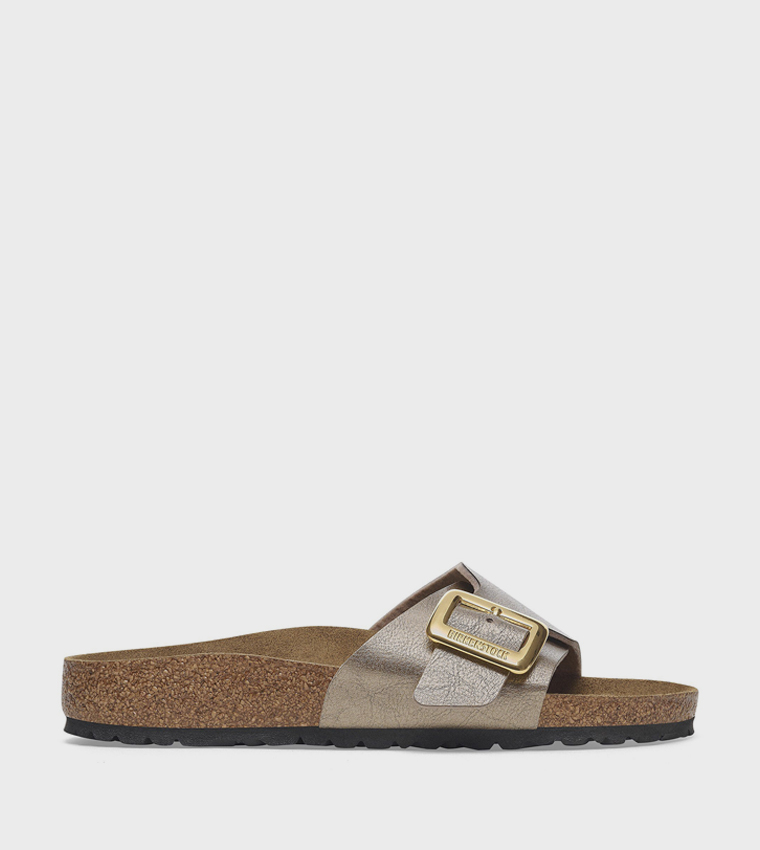 بيركنستوك  الصنادل المسطحة - بيج Flat Sandals