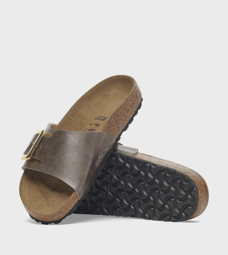 بيركنستوك  الصنادل المسطحة - بيج Flat Sandals