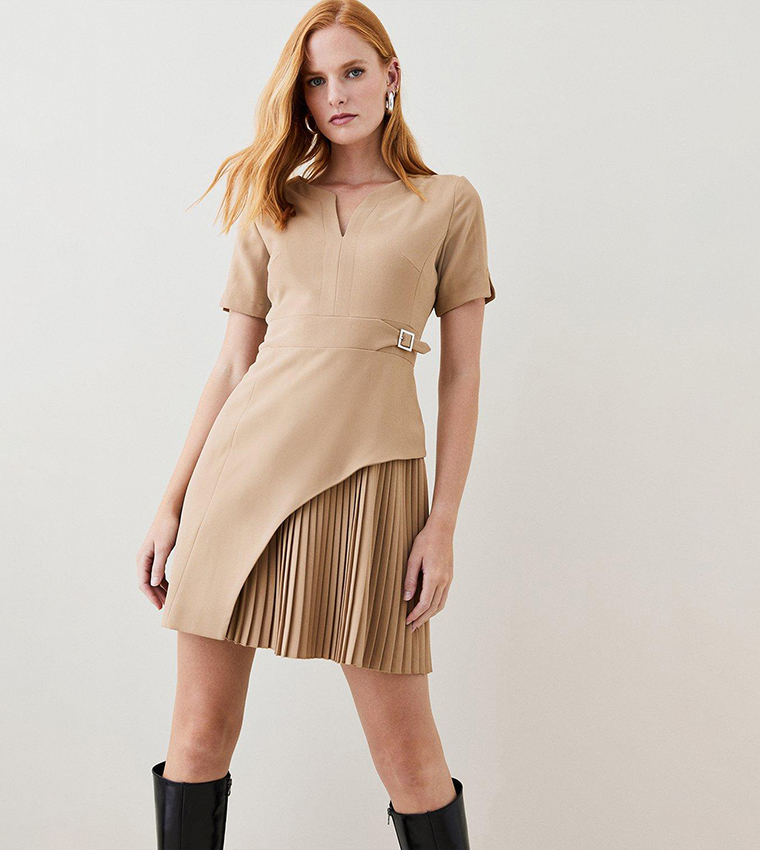military pleat dress Cavalier Military Pleat Dress