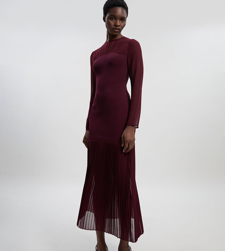 Karen Millen  Midi Dresses - Red Midi Dresses