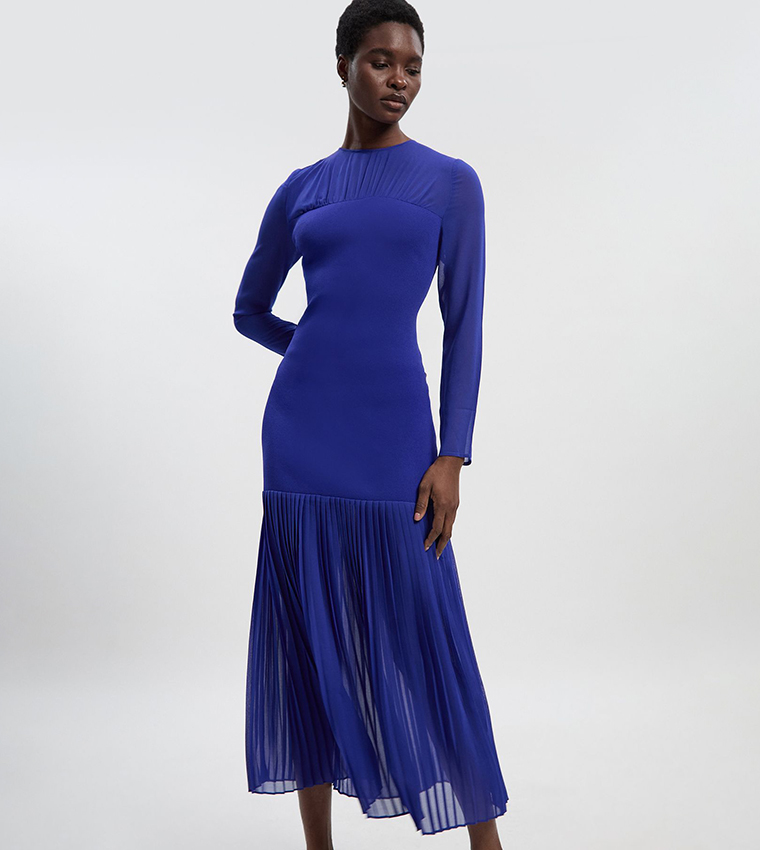 karen millen blue midi dress Boho Inspired broderie anglaise cotton mini dress women eyelet straps –  ASHORE SHOP
