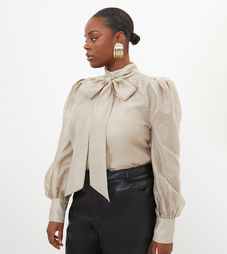 توب منسوج كتان واسع