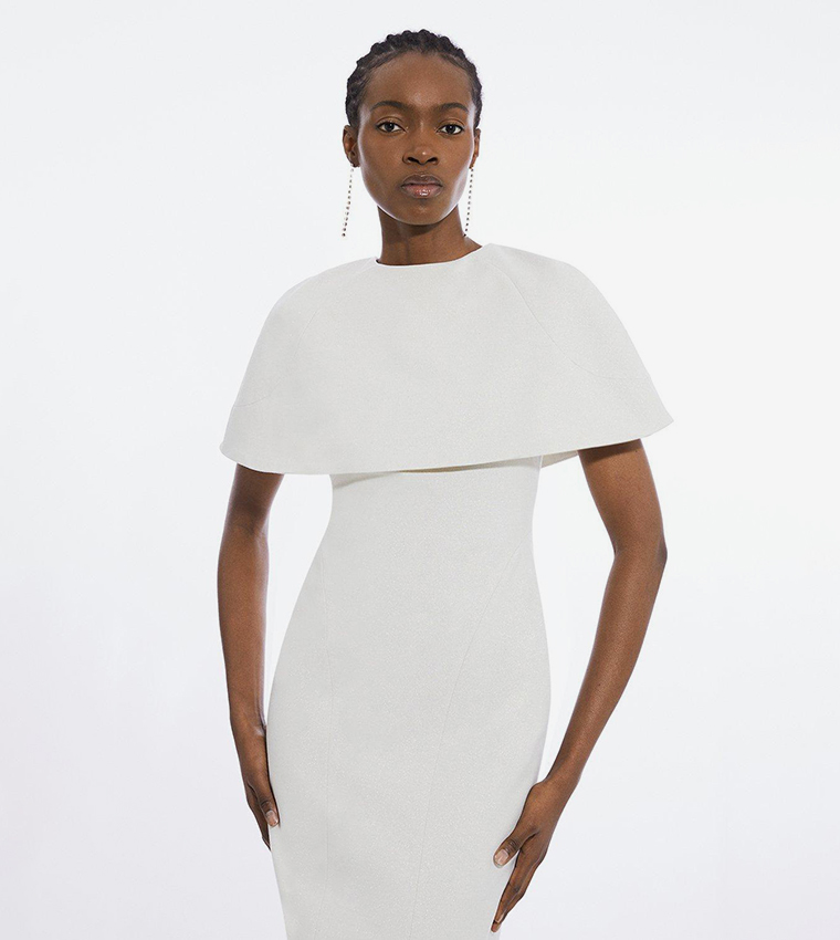 formal dress wedding guest Ever-Pretty Glitter Midi Summer Formal Wedding Guest Dress with Short Sleeves
