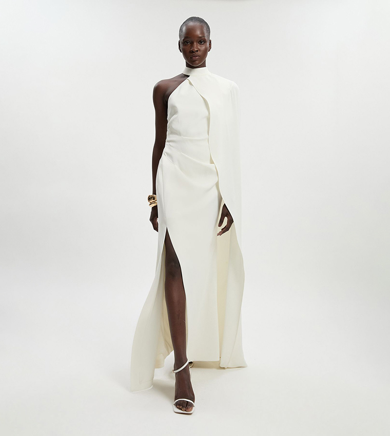 karen millen white maxi dress White Maxi Dresses | Long White Dresses