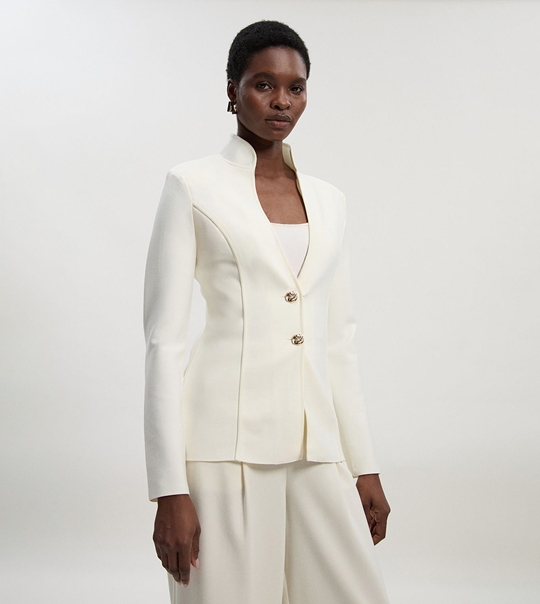 Figure Form Bandage Knit Jacket