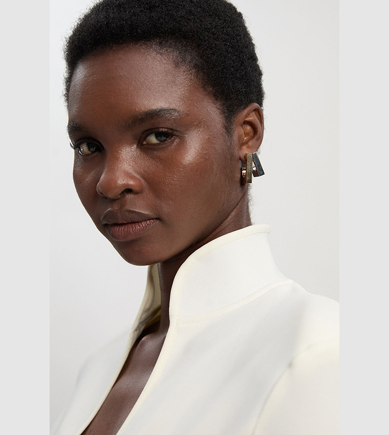 Figure Form Bandage Knit Jacket